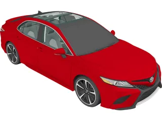 Toyota Camry (2018) 3D Model preview