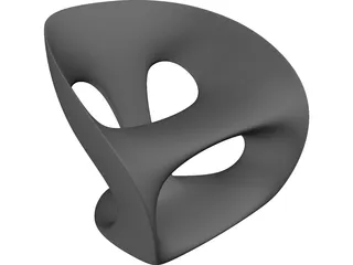 Hara Chair 3D Model preview