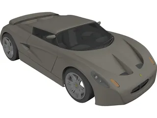 Lotus Ecos Concept 3D Model preview