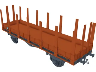 Wagon Stanchion 3D Model preview
