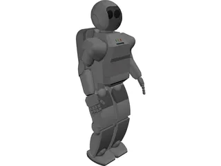 Asimo Robot 3D Model preview