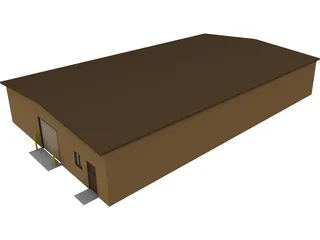 Warehouse 3D Model preview