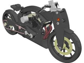 Confederate Wraith 3D Model preview