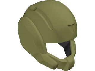 Pilot Helmet 3D Model preview