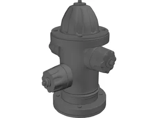 Fire Hydrant 3D Model preview