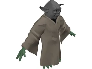 Star Wars Yoda 3D Model preview