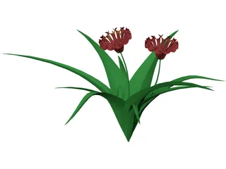 Flowers 3D Model preview