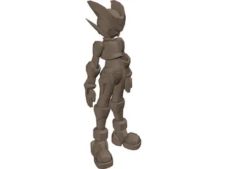 Sega Megaman 3D Model preview