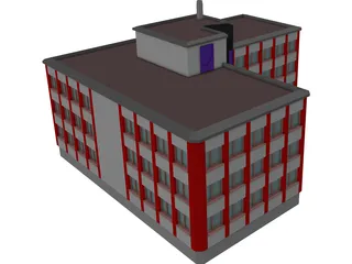 Office Building 3D Model preview