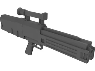 H&K G11K2 3D Model preview