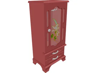 Jewelry Box 3D Model preview