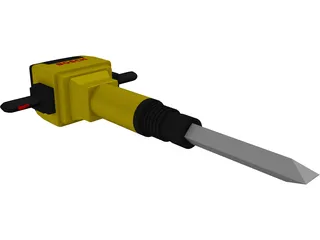 Bosch Electric JackHammer 3D Model preview