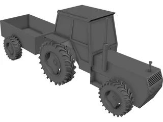 Tractor 3D Model preview