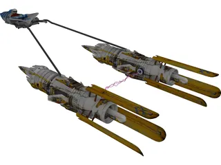 Star Wars Anipod 3D Model preview