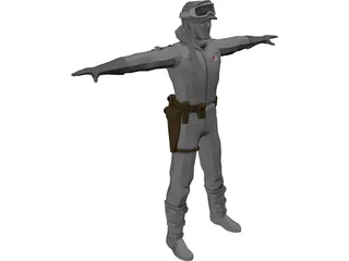 Star Wars Hoth Soldier 3D Model preview