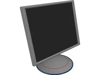 TFT LCD Monitor 3D Model preview