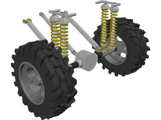 Suspension 3D Model preview