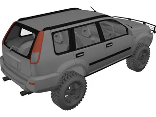 Nissan X-Trail 4x4 [Tuned] 3D Model preview