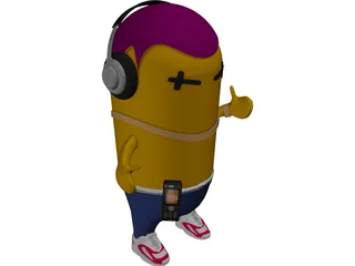 Music Monster 3D Model preview