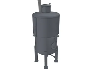 Wine Holding Tank 3D Model preview