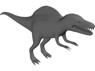 Spinosaurus Toy 3D Model preview