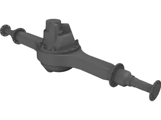 Rear Axle 3D Model preview