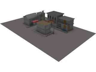 Buildings 3D Model preview