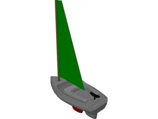 Vacuum Formed Model Boat 3D Model preview