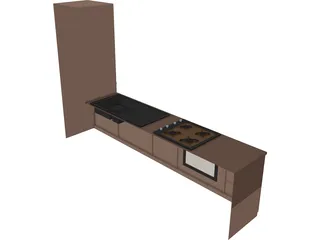 Kitchen 3D Model preview