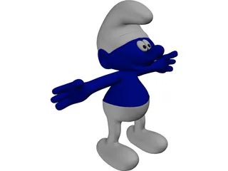Smurf 3D Model preview