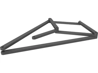 Peaucellier Linkage 3D Model preview