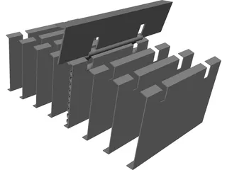 Pipe Rack Mechanism 3D Model preview