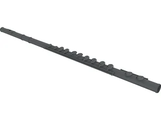 Flute 3D Model preview