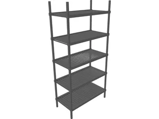 Advanced Tabco EC-1836 Storage Cabinet 3D Model preview