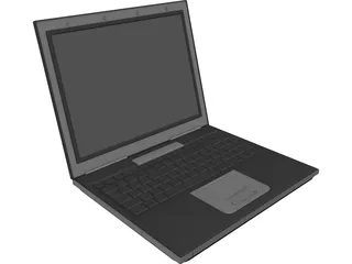 Notebook 3D Model preview