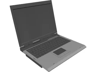 Notebook 3D Model preview