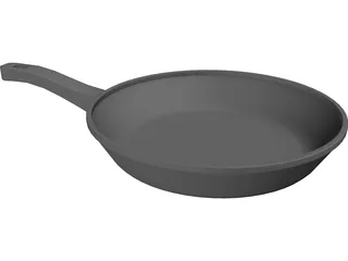 Frying Pan 3D Model preview