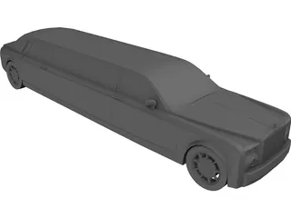 Rolls-Royce Phantom Limo (2003) 3D Model preview