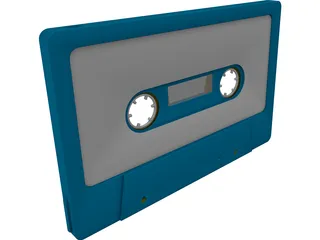Audio Cassette 3D Model preview