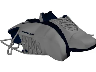 Boots Reebok 3D Model preview