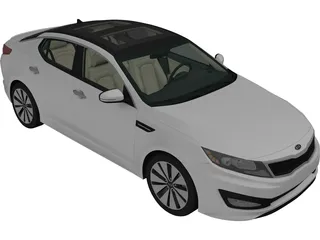 Kia Optima (2011) 3D Model preview