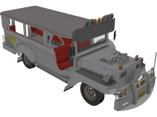 Jeep Philippines 3D Model preview
