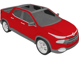 Fiat Toro 3D Model preview