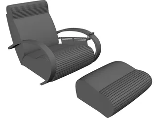 Armchair 3D Model preview