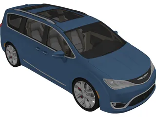Chrysler Pacifica (2017) 3D Model preview