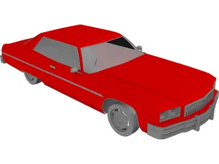 Chevrolet Caprice (1975) 3D Model preview