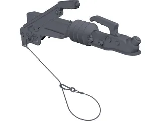 AL-KO AK-160 Breakes Lock 3D Model preview