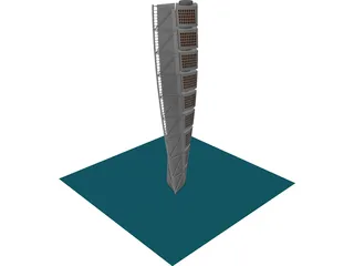 Turning Torso Tower Malmo 3D Model preview