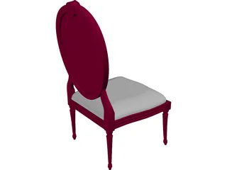 Classic Chair 3D Model preview