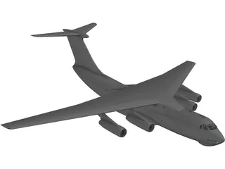 Ilyushin IL-76 Candid 3D Model preview